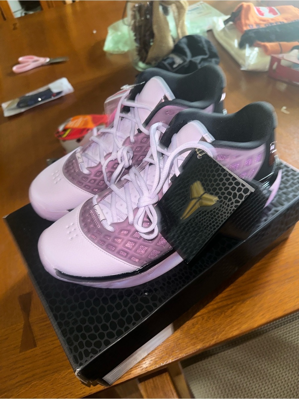Nike Kobe 3 Pink Quartz Low-Top Basketball Sneakers